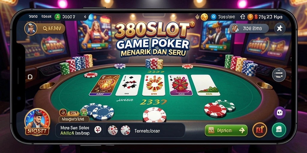 Tampilan gameplay menarik dari 380SLOT yang memperlihatkan aksi Poker.