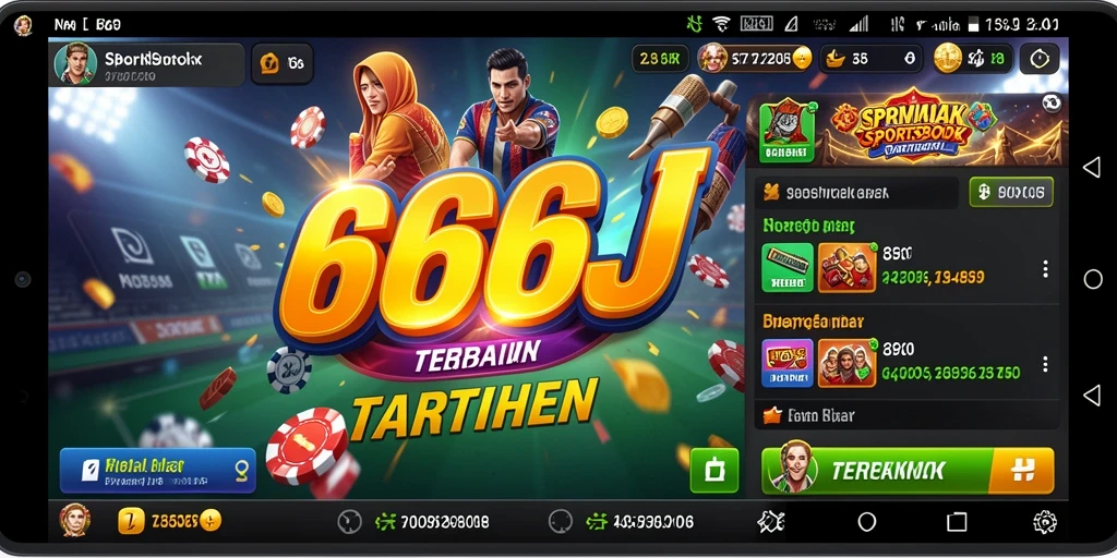 Tampilan gameplay <strong>666J</strong> yang seru dan interaktif dalam taruhan olahraga.