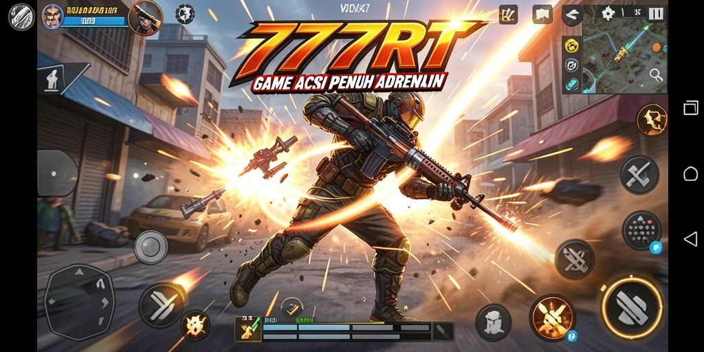 Tampilan gameplay mengasyikkan dari 777RT dengan aksi tanpa henti.