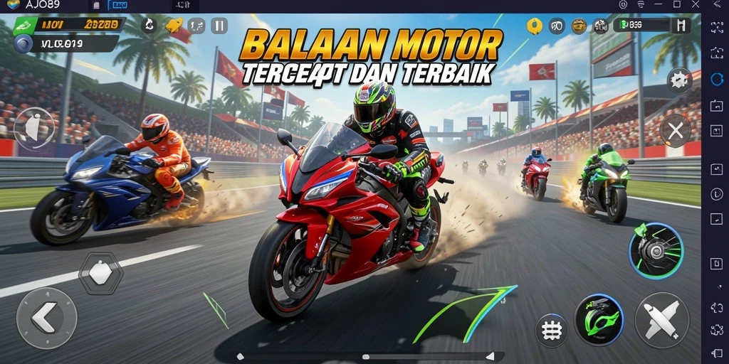 Tampilan gameplay AJO89 yang seru dan mendebarkan.