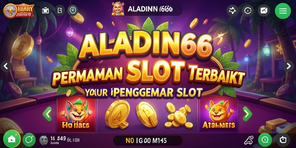 Tampilan menarik gameplay Slot di ALADIN66.