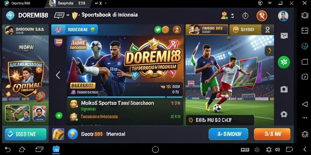 Tampilan screenshot gameplay Sportsbook DOREMI88 yang menarik.