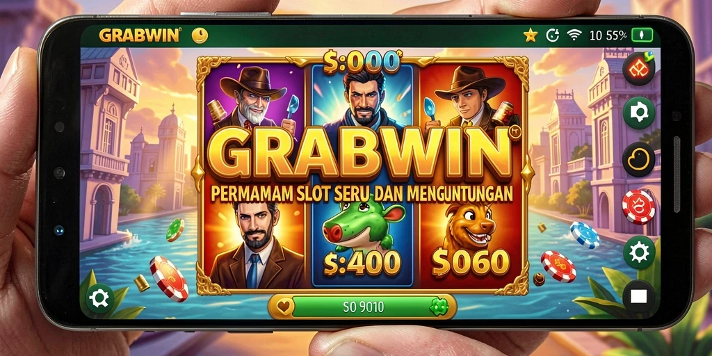 Tampilan gameplay menarik dalam permainan Slot GRABWIN.