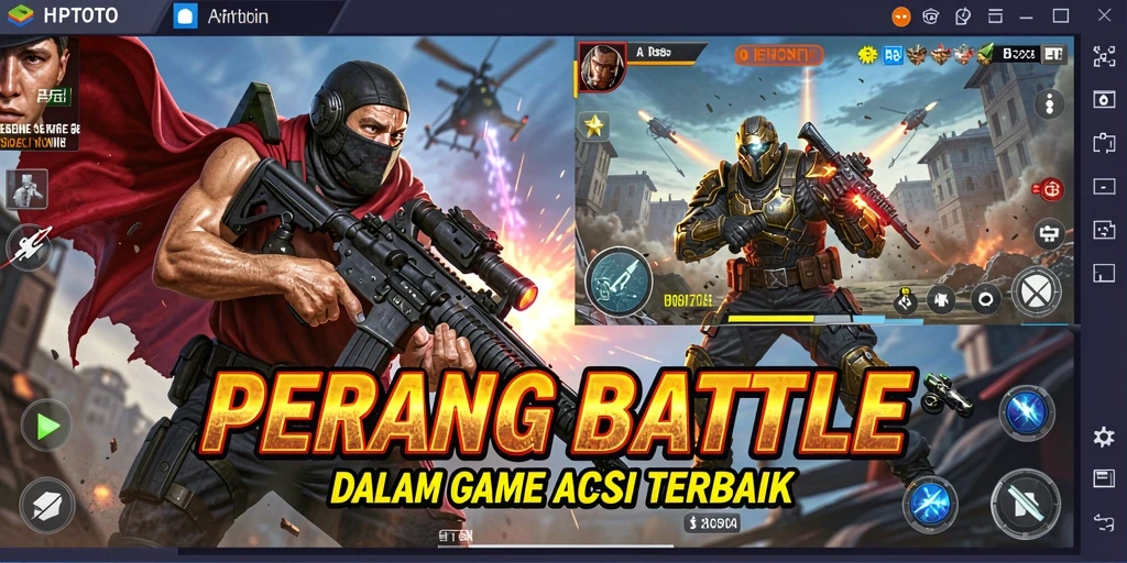 Screenshot HPTOTO menampilkan pertempuran epik dengan grafis memukau.