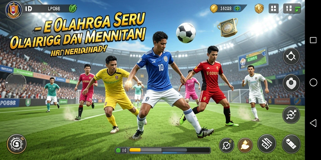 Tangkapan layar utama LPO88 menampilkan gameplay penuh aksi olahraga.