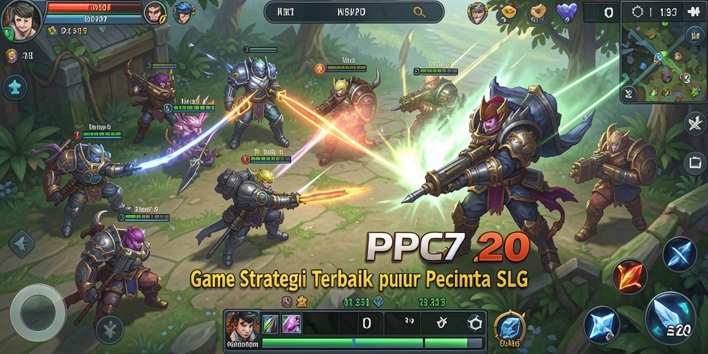Tampilan menarik dari gameplay <strong>PCPC7</strong> yang menampilkan pertempuran strategi.