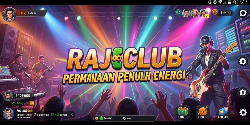 Tampilan gameplay RAJACLUB yang energik dan dinamis.