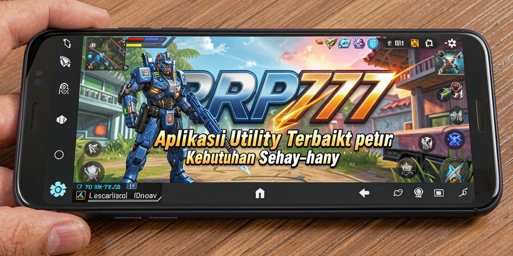 Tampilan antarmuka RPRP777 yang sederhana dan mudah digunakan.