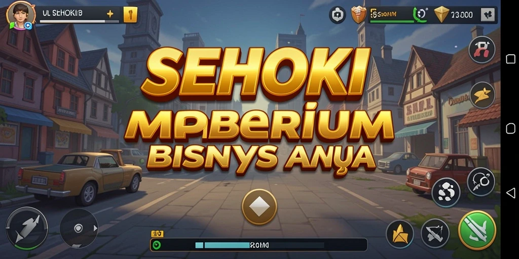 Tampilan gameplay SEHOKI yang menegangkan dalam membangun bisnis.