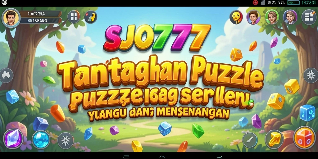 Tampilan gameplay SJO777 dengan tantangan puzzle yang seru.