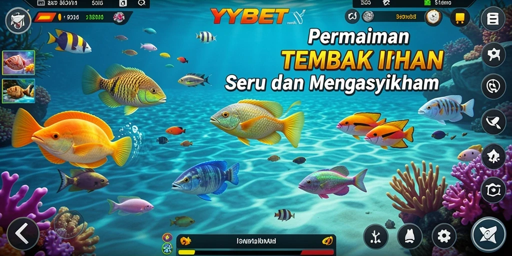 Screenshot gameplay Tembak Ikan di YYBET yang seru dan penuh aksi.