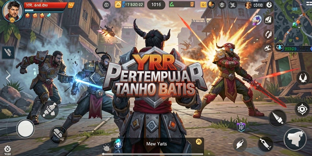 Tampilan gameplay YYRR yang mendebarkan dan penuh aksi.